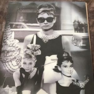 Audrey Hepburn 3D poster